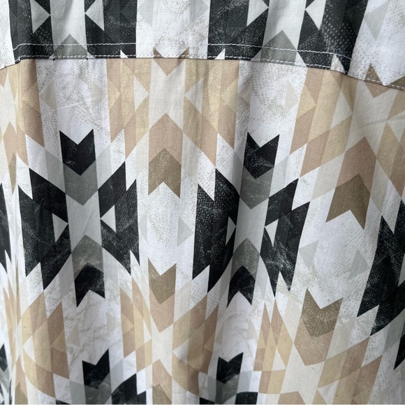 Rock & Roll Denim Men’s Classic Fit Aztec Print Button Down Shirt NWT Sz L - Picture 10 of 13